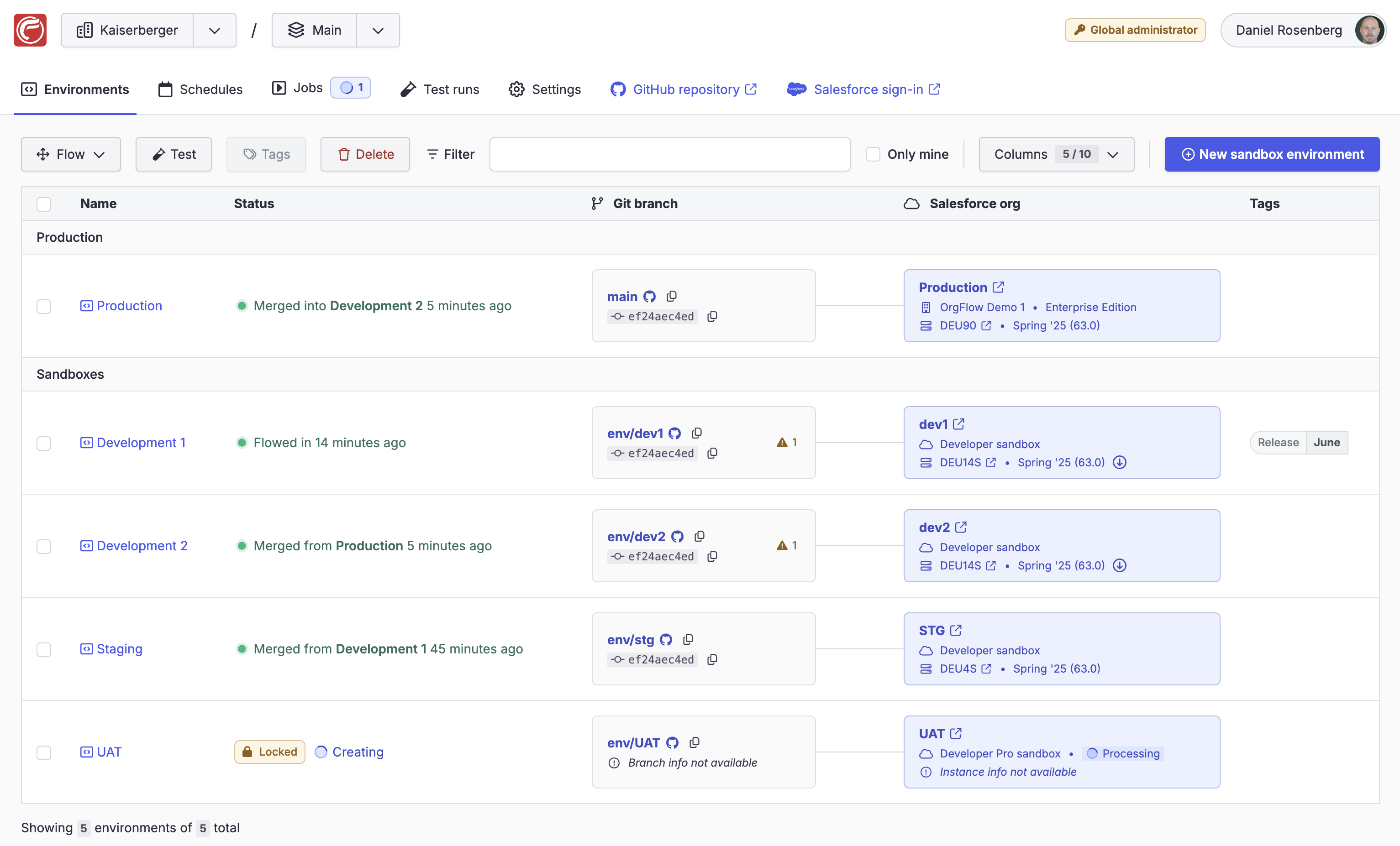 App screenshot
